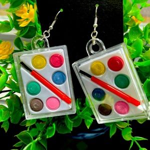 Paint palette earrings: buy any 3 get 2 free